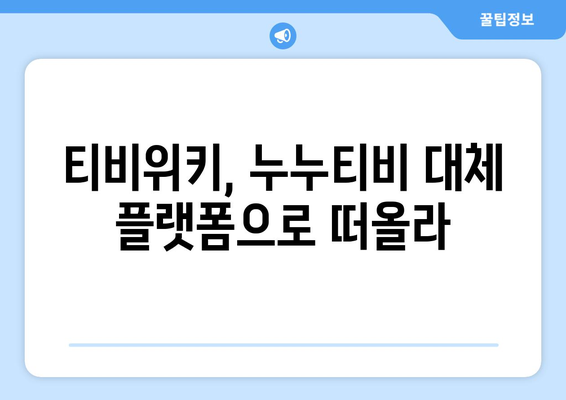 티비위키, 누누티비 대체로 인기 급상승