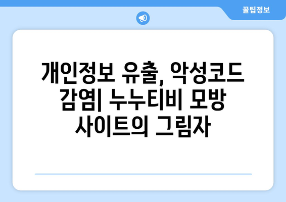 누누티비 모방 사이트의 출현: 주의 요망