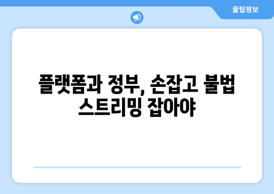 제2의 누누티비 등장? 불법 스트리밍 사이트 근절에 따른 과제