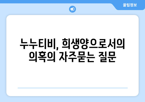 누누티비, 희생양으로서의 의혹