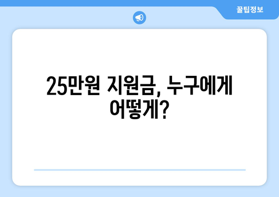 이재명의 "1인당 25만원 민생회복 지원금" 제안