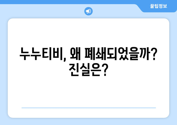 누누티비: 희생양인가?