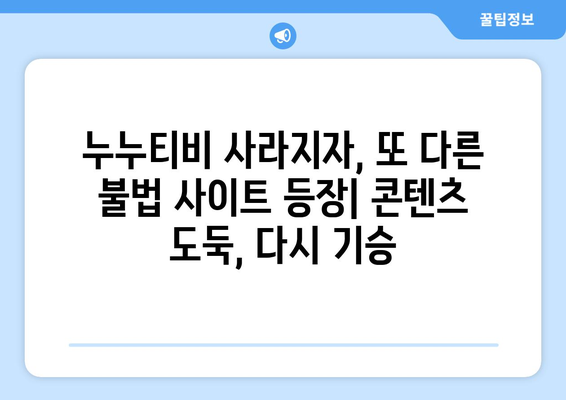 제2, 제3의 누누티비의 출몰: 콘텐츠 도둑에 대한 우려