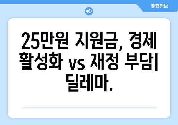 25만원 지원금: 새로운 복지 패러다임의 시작인가 전통적 복지 시스템의 종식인가?