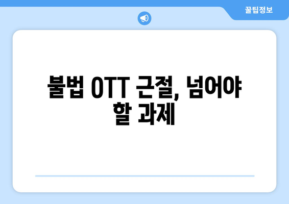 누누티비의 유산: 불법 OTT 산업에 남긴 흔적