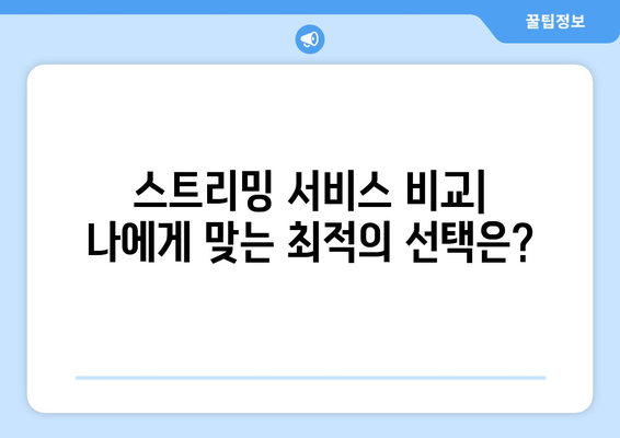 누누티비 대체 방법 탐구: 안전하고 합법적인 옵션