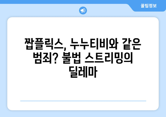 누누티비를 대체한 짭플릭스의 숨겨진 진실