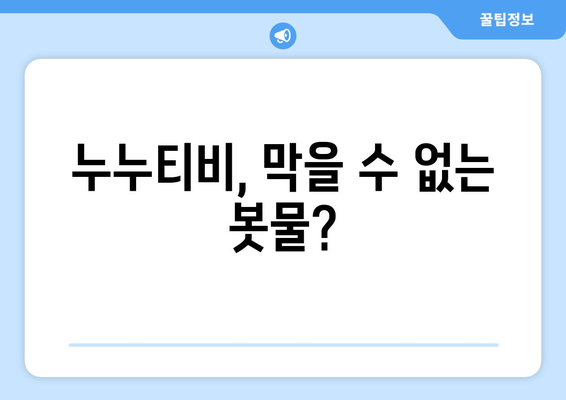 [단독] 누누티비 처벌과 시즌 2 시작?