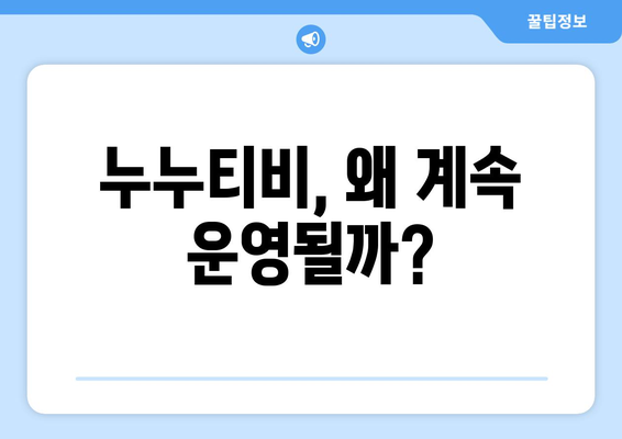 누누티비 계속 운영의 원인, 대체 사이트에 숨은 답