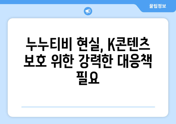 누누티비가 초래한 K콘텐츠 보호의 필요성