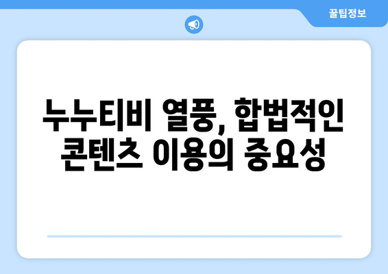 누누티비가 넷플릭스의 대안으로 부상? 법적 영향 고려하세요