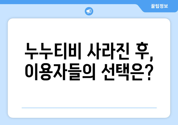 누누티비 없어진 후, 대체 사이트는 등장할까?