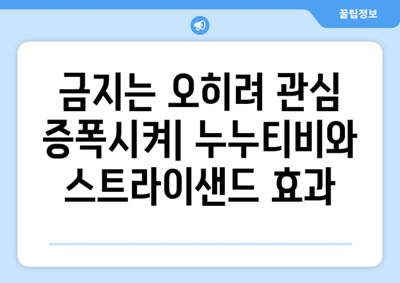 "스트라이샌드 효과" 누누티비