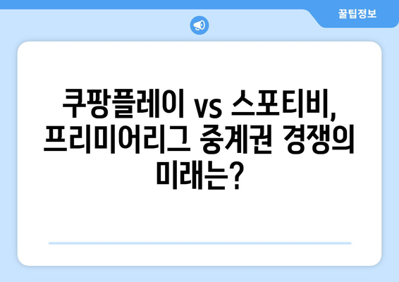 프리미어리그 중계권 확보한 쿠팡플레이, 스포티비를 능가할까?