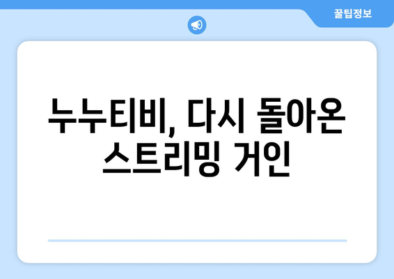 누누티비의 부활: 끈질긴 고양이와 같은 스트리밍 서비스