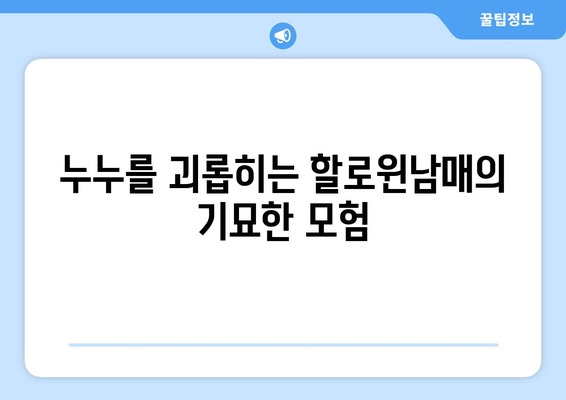 할로윈남매, 누누에게 공포의 맛을 선사하는 이상한 형제 자매