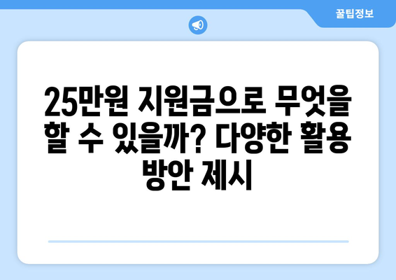 이재명의 25만원 지원금: 현금 대신 처분 가능 법적 조치