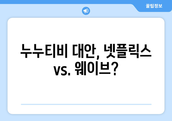 대체 채널 없는 누누티비