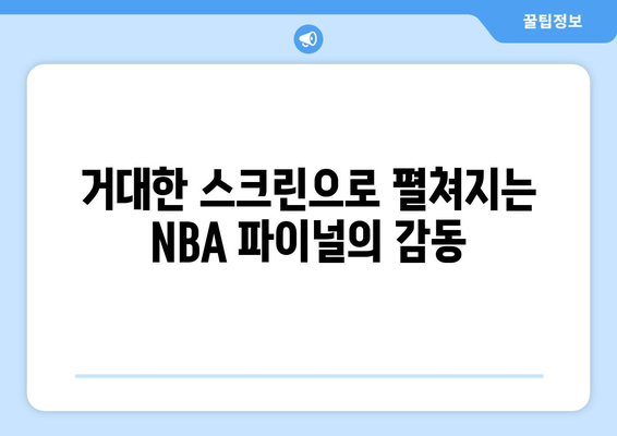 스포티비나우 NBA FINAL 생중계 관람기: 롯데시네마 월드타워에서 경험한 최고의 스포츠 이벤트