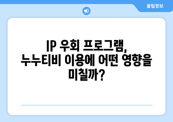 IP 우회 프로그램과 누누티비의 상승