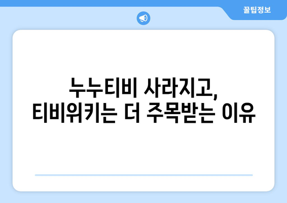 누누티비 강제 폐쇄와 티비위키에서의 반응