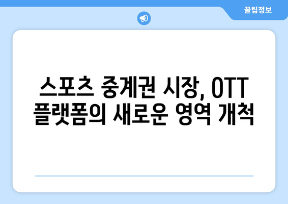 티빙의 KBO 중계권 흡수: OTT 시장의 프로야구 트렌드