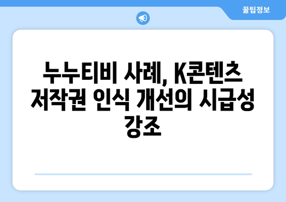 누누티비가 초래한 K콘텐츠 보호의 필요성