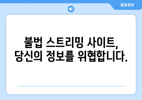 누누티비의 알 수 없는 대체품: 대체 사이트와 VPN의 위험성