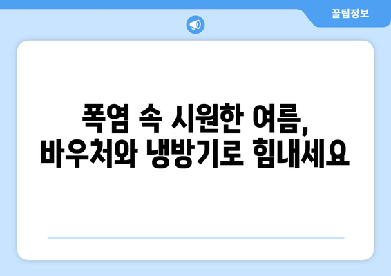 취약계층 전기요금 지원 확대, 바우처와 냉방기 보급