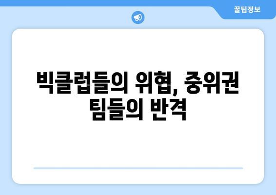 프리미어리그 2024-2025: 유럽 진출권 쟁탈전 - 유로파리그와 컨퍼런스리그 경쟁