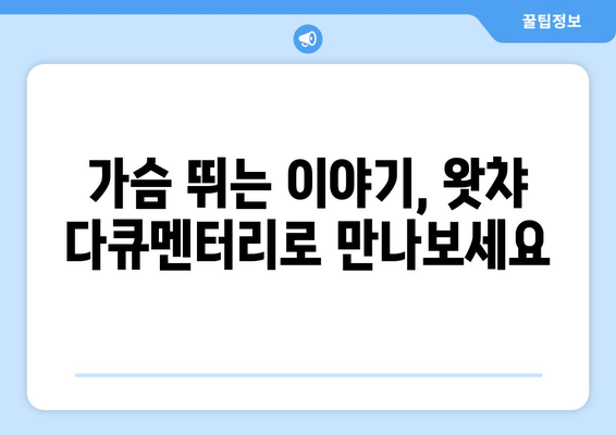 왓챠 8월 다큐멘터리 영화 추천 목록