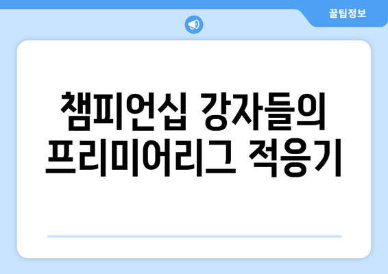 프리미어리그 2024-2025: 승격팀들의 생존 가능성 분석