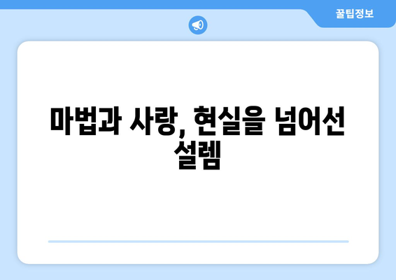 판타지 로맨스의 세계: 2024년 8월 OTT 초자연 멜로