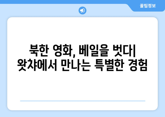 왓챠 8월 추천 북한 영화: 베일에 싸인 북한 영화 특별전