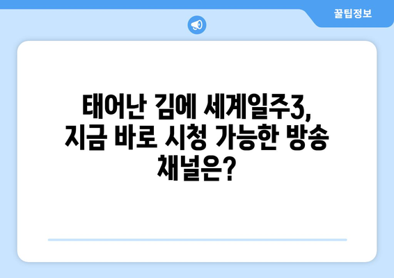 태어난 김에 세계일주3 최신 회차 및 방송 정보