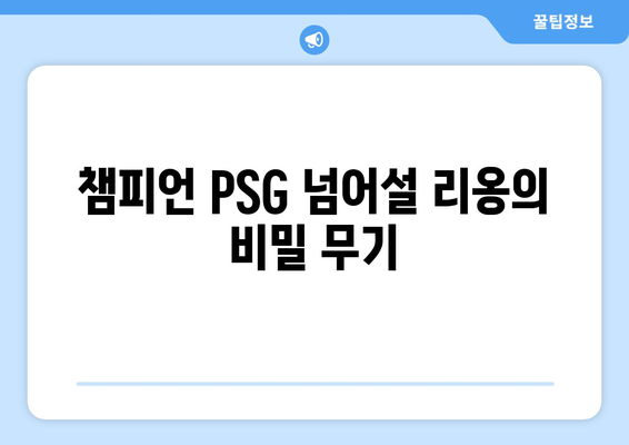 2024-2025 리그 1: 리옹의 PSG 독주 저지 전략