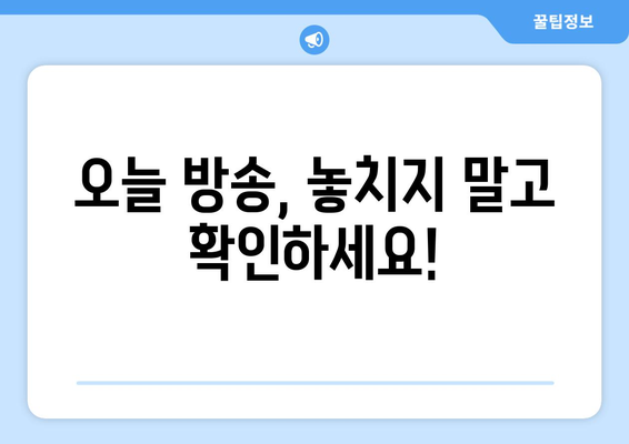 KBS 실시간 방송 시청 방법과 채널 정보, 편성표 확인하기