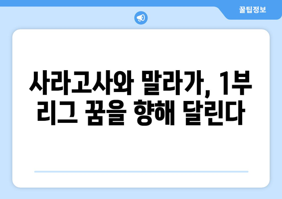 라리가 2024-25: 사라고사와 말라가의 1부 리그 복귀 도전