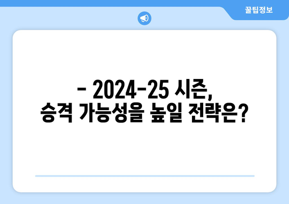 2024-25 EPL: 블랙번 로버스와 QPR의 승격 가능성