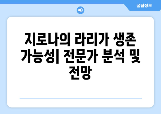 2024-2025 라리가: 지로나의 라리가 캠페인과 생존 희망