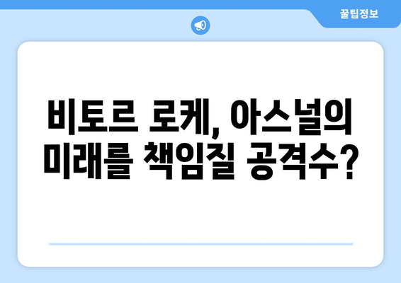 비토르 로케 2024/25: 아스널의 새로운 공격 옵션