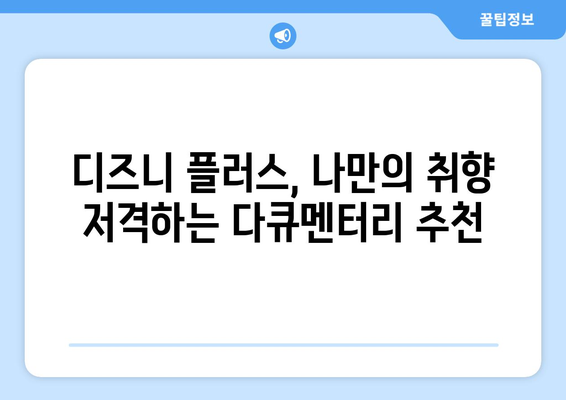 시간이 순삭되는 디즈니 플러스 추천작으로 즐거운 시간