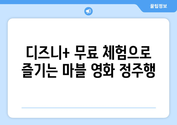 디즈니 플러스 추천작, 무료로 감상할 수 있는 콘텐츠 모음