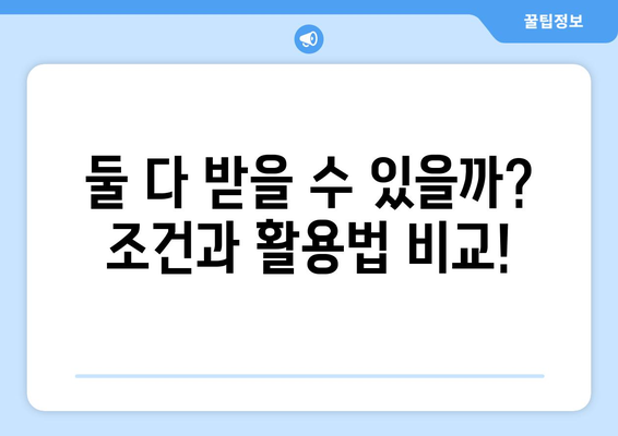 복지멤버십 보조금24와 맞춤형복지 혜택의 차이점 비교