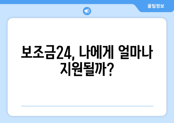 복지멤버십 보조금24 신청과 맞춤형 복지 혜택 정리