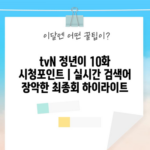 tvN 정년이 10화 시청포인트 | 실시간 검색어 장악한 최종회 하이라이트