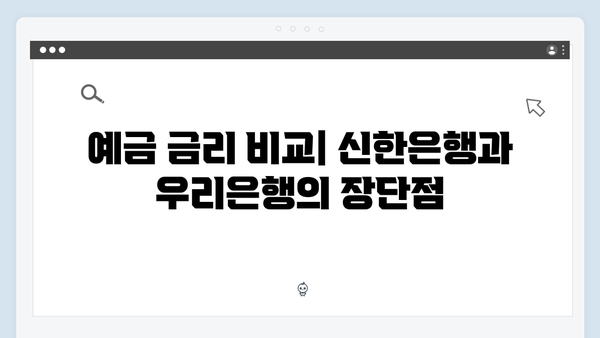 신한은행 VS 우리은행 예금 금리 비교 분석 총정리 2024