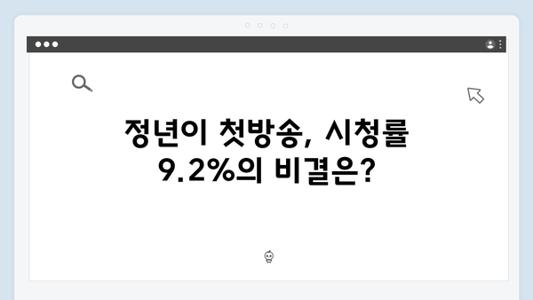 tvN 정년이 첫방송 리뷰 | 시청률 9.2% 기록한 충격적 하이라이트 장면