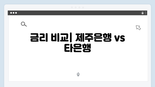 제주은행 정기예금 특징: 도민 우대 혜택 총정리