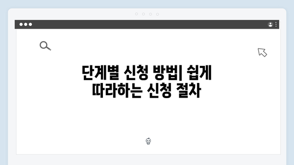 맞춤형급여안내 2024: 단계별 신청가이드